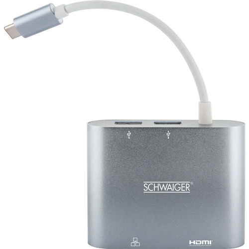 SCHWAIGER Adapter, USB 3.1 Multiport Adapter
