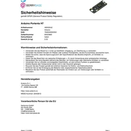 Arduino ABX00042 Board Portenta H7 Portenta