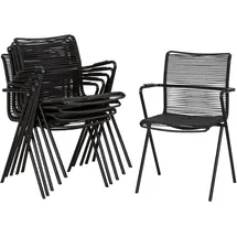 ACAMP Stapelstuhl Alpha Rope 55 x 57 x 83 cm anthrazit 6 St.