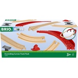 BRIO World 33995 Schienenpaket Berg und Tal - 16-teiliges Schienenpaket mit vielen tollen Layout-Möglichkeiten - Kompatibel mit allen Produkten der BRIO World und empfohlen für Kinder ab 3 Jahren