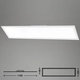 Briloner Leuchten LED Panel »Piatto«, weiß