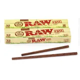 RAW Pre-Rolled Cones Set Nr. SF1014 King Size und 1 1/4 2 x 32 Cones + 2 Holzpoker