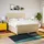 vidaXL Boxspringbett 180 x 200 cm Creme