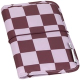 Lässig Baby Windeltasche mit Wickelunterlage und Fach für Feuchttücher für unterwegs/Changing Pouch deep red/lavender
