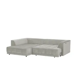 Switch Eckcouch Mikrofaser 3-Sitzer Grau