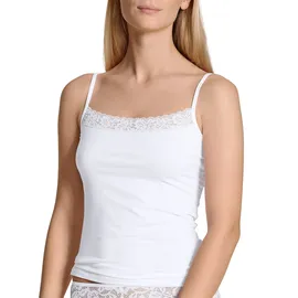 CALIDA Natural Comfort Lace Spaghettitop Weiß M