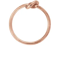 Elli Ring Damen Knoten Verknotet Trend Basic in Rosegold | Gr.: 56