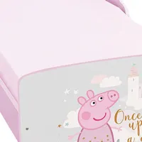 Fun House Kinderbett Peppa Pig 140 x 70 cm Holz rosa