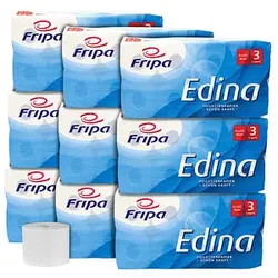 Fripa Toilettenpapier Edina 3-lagig, 72 Rollen