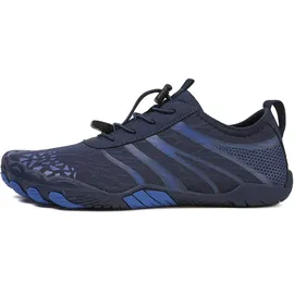 dotales Flowstep Barfußschuhe Damen Normalschaft Blau / Schwarz 41