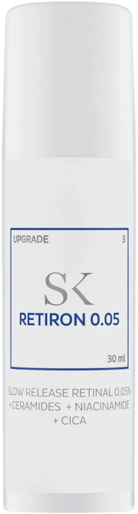 Skintegra Retiron 0.05, Gesichtsserum mit 0.05% Retinal, bekämpft Unreinheiten, 30 ml 0,06 kg