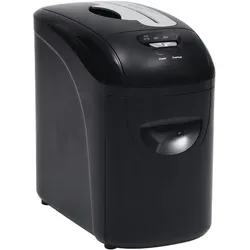 vidaXL Aktenvernichter 10 Blatt Mikroschnitt Schwarz