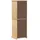 vidaXL Kleiderschrank Corona 55 x 170 x 50 cm Braun