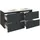 Möbel Boss Waschtisch Baabe 120 x 56 x 47 cm Grau/Graphit Matt