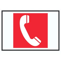 Brandmelder Symbol Schild A0 (841x1189mm)