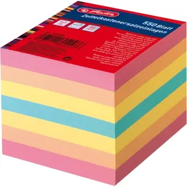 Herlitz Zettel/Einlagen für Zettelkasten 9x9cm Mehrfarbig 550 St.