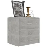 vidaXL Nachtschrank 40 x 30 x 40 cm Betongrau