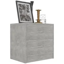 vidaXL Nachtschrank 40 x 30 x 40 cm Betongrau