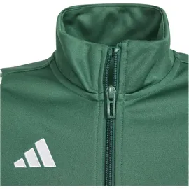 adidas Tiro 24 Kinder Fußballjacke, grün - team dark green/white 140