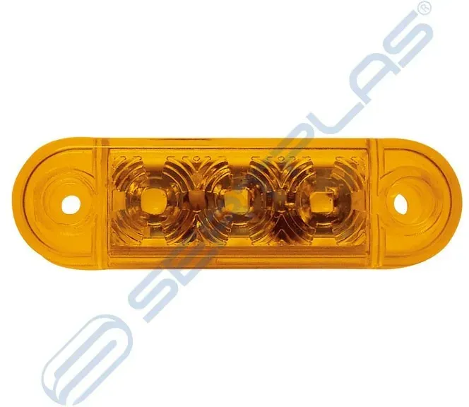 LED Seitenmarkierungsleuchte 3 LED 12V-24V Gelb