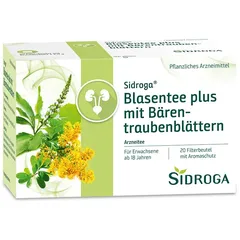 Sidroga Blasentee plus mit Bärentraubenb 20X2,0 g