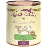 Terra Canis 12 x 800g Kaninchen mit Zucchini, Amaranth und Bärlauch Terra Canis Classic Hundefutter nass