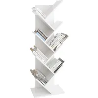 FMD Büchen 1 Wandregal 41,6 x 26 x 125,3 cm Weiß