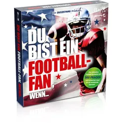 Quizstars Football-Fan Spiel – 500 Fragen & Antworten NFL Wissen 2–8 Spieler