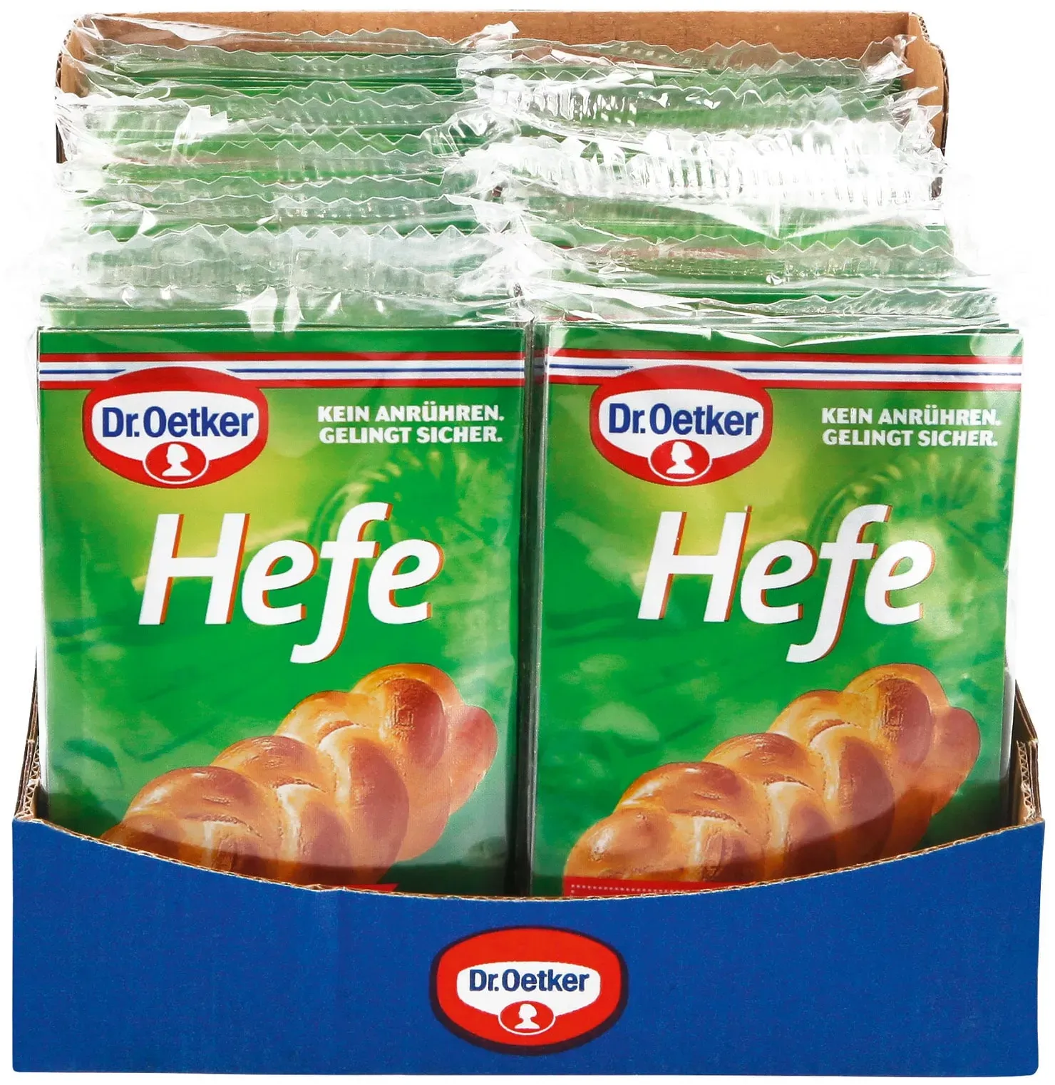 Dr. Oetker Hefe für 4 x 500g Mehl, 20er Pack