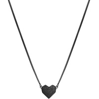 Liebeskind Berlin LIEBESKIND Damen-Collier Edelstahl (schwarz), LJ-0617-N-V 40