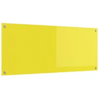 VidaXL Küchenrückwand Gelb 120x50x0,6 cm Hartglas