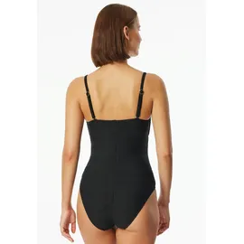 SCHIESSER Badeanzug Aqua Schwarz 42 Cup B