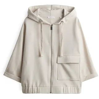 Opus Damen Sweatjacke | Sweatjacke GUSA Batwing Fit aus Softer Baumwolle Natural Glaze, 38 - 38