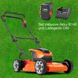 Husqvarna LB 348SI Rasenmäher mit Radantrieb Akku Grau, Orange