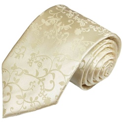 Paul Malone Krawatte Herren Hochzeitskrawatte floral 100% Seide Bräutigam Hochzeit Schlips Schmal (6cm), champagner 948 gelb schmal – 6 cm x 150 cm