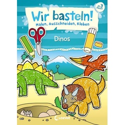 Wir basteln! - Malen, Ausschneiden, Kleben - Dinos