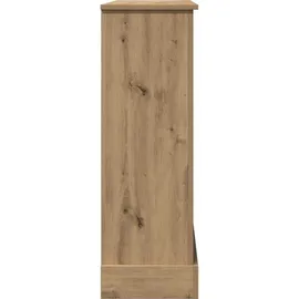 vidaXL Kaminumrandung Artisan-Eiche 90 x 30 x 90 cm Braun