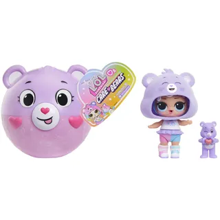 MGA Entertainment L.O.L. Surprise! Loves Care Bears Tots - Enthält 1 Puppe mit Outfit und Accessoires, Kugel in Teddybär-Form, Blindverpackung, 6 Puppen zum Sammeln