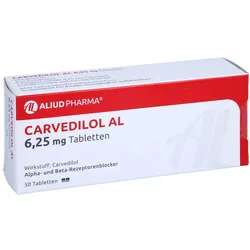 Carvedilol AL 6,25 mg Tabletten 50 St