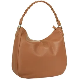 Samantha look Henkeltasche Leder Brown