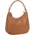 Samantha look Henkeltasche Leder Brown
