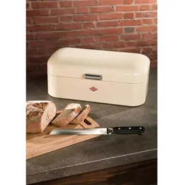 Wesco Grandy Brotkasten Stahlblech Mandel