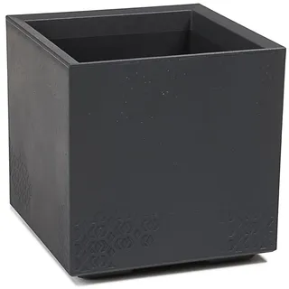 Ondis24 Pflanzkübel Beton 40 Caro Rollen 100% recycled anthrazit