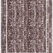 arsvita Flauschvorhang 120x200 Meliert beige Braun