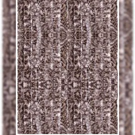 arsvita Flauschvorhang 120x200 Meliert beige Braun
