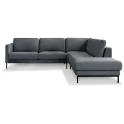 Rolf Benz Ecksofa Ego Stoff Graphitgrau