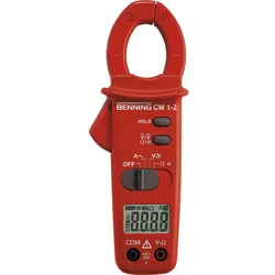 Digital-Stromzangen-Multimeter BENNING CM 1-2 Wechselstrom (mit Tasche & Prüfschnuren)