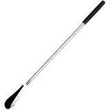 Luckxing Schuhanzieher Lang, Teleskopisch 31~65cm, Ausziehbarer Schuhanzieher, Schuhlöffel Lang Edelstahl Tragbarer Schuhanzieher mit Griff für Herren Damen Kinder Senioren