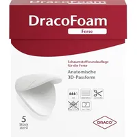 dr. ausbüttel gmbh & co. kg Dracofoam Ferse Schaumstoff Wundauflage 5 x 5 cm 5 St.