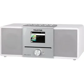 Telestar DIRA S 32i CD – Internetradio/DAB+Radio (Stereo, CD-Player, Streamingdienste, USB-Aufnahme, Bluetooth, WLAN, Radio, Weiss